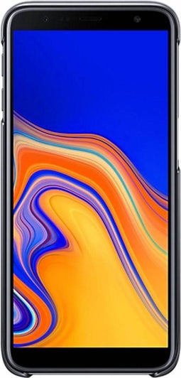 Samsung Galaxy J6 Plus Hoesje - Samsung - Gradation Serie - Hard Kunststof Backcover - Zwart - Hoesje Geschikt Voor Samsung Galaxy J6 Plus