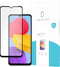 Samsung Galaxy M13 screenprotector - Full Cover - Gehard glas - Zwart - Just in Case