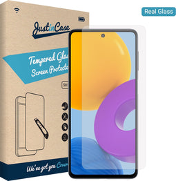 Samsung Galaxy M52 Screenprotector - Gehard glas - Transparant - Just in Case