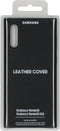 Samsung Galaxy Note10 - Lederen Cover - Zwart