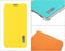 Samsung Galaxy Note3 Hoesje - Rock - Elegant Side Serie - Hard Kunststof Bookcase - Geel - Hoesje Geschikt Voor Samsung Galaxy Note3