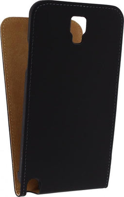 Samsung Galaxy Note3 Neo Hoesje - Mobilize - Ultra Slim Serie - Kunstlederen Flipcase - Zwart - Hoesje Geschikt Voor Samsung Galaxy Note3 Neo
