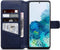 Samsung Galaxy S20+ Bookcase hoesje - CaseBoutique - Effen Donkerblauw - Leer
