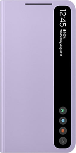 Samsung Galaxy S21 FE 5G Smart Clear-View Cover Origineel - Paars