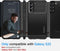 Samsung Galaxy S22 Hoesje - Spigen - Rugged Armor Serie - TPU Backcover - Matte Black - Hoesje Geschikt Voor Samsung Galaxy S22