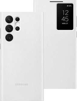 Samsung Galaxy S22 Ultra Clear View Cover White