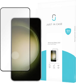 Samsung Galaxy S23 Full Cover Tempered Glass - Screenprotector - Black