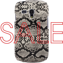 Samsung Galaxy S3 Mini Hoesje - Xccess - Snake Serie - Hard Kunststof Backcover - Wit - Hoesje Geschikt Voor Samsung Galaxy S3 Mini