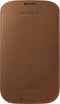 Samsung Galaxy S4 Hoesje - Samsung - Pouch Serie - Echt Leer Insteekhoes - Bruin - Hoesje Geschikt Voor Samsung Galaxy S4