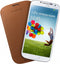 Samsung Galaxy S4 Hoesje - Samsung - Pouch Serie - Echt Leer Insteekhoes - Bruin - Hoesje Geschikt Voor Samsung Galaxy S4