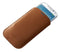 Samsung Galaxy S4 Hoesje - Samsung - Pouch Serie - Echt Leer Insteekhoes - Bruin - Hoesje Geschikt Voor Samsung Galaxy S4