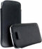 Samsung Galaxy S4 lederen sleeve (zwart)