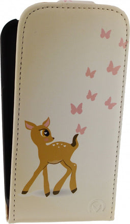 Samsung Galaxy S4 Mini Hoesje - Mobilize - Ultra Slim Serie - Kunstlederen Flipcase - Deer - Hoesje Geschikt Voor Samsung Galaxy S4 Mini