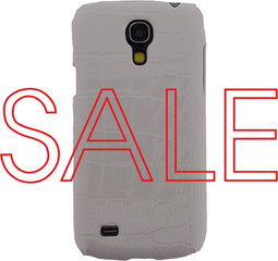 Samsung Galaxy S4 Mini Hoesje - Xccess - Croco Serie - Hard Kunststof Backcover - Wit - Hoesje Geschikt Voor Samsung Galaxy S4 Mini