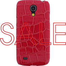 Samsung Galaxy S4 Mini Hoesje - Xccess - Croco Serie - Hard Kunststof Backcover - Roze - Hoesje Geschikt Voor Samsung Galaxy S4 Mini