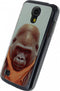 Samsung Galaxy S4 Mini Hoesje - Xccess - Metal Plate Serie - Aluminium Backcover - Funny Gorilla - Hoesje Geschikt Voor Samsung Galaxy S4 Mini
