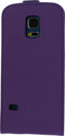 Samsung Galaxy S5 Mini Hoesje - Mobilize - Ultra Slim Serie - Kunstlederen Flipcase - Paars - Hoesje Geschikt Voor Samsung Galaxy S5 Mini