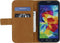 Samsung Galaxy S5 Plus Hoesje - Mobilize - Classic Serie - Kunstlederen Bookcase - Wit - Hoesje Geschikt Voor Samsung Galaxy S5 Plus
