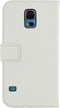 Samsung Galaxy S5 Plus Hoesje - Mobilize - Classic Serie - Kunstlederen Bookcase - Wit - Hoesje Geschikt Voor Samsung Galaxy S5 Plus