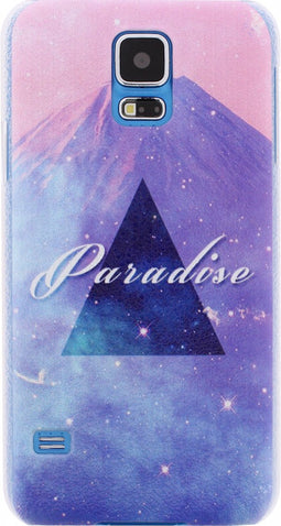 Samsung Galaxy S5 Plus Hoesje - Xccess - Serie - Hard Kunststof Backcover - Paradise - Hoesje Geschikt Voor Samsung Galaxy S5 Plus