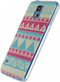 Samsung Galaxy S5 Plus Hoesje - Xccess - Serie - TPU Backcover - Hipster Turquoise - Hoesje Geschikt Voor Samsung Galaxy S5 Plus