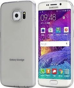 Samsung Galaxy S6 Edge Hoesje - Rock - Ultra Thin Serie - TPU Backcover - Transparant / Zwart - Hoesje Geschikt Voor Samsung Galaxy S6 Edge