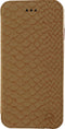 Samsung Galaxy S6 Hoesje - Mobilize - Gelly Booklet Slim Serie - Kunstlederen Bookcase - Rose Gold Snake - Hoesje Geschikt Voor Samsung Galaxy S6