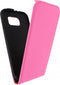 Samsung Galaxy S6 Hoesje - Mobilize - Ultra Slim Serie - Kunstlederen Flipcase - Roze - Hoesje Geschikt Voor Samsung Galaxy S6