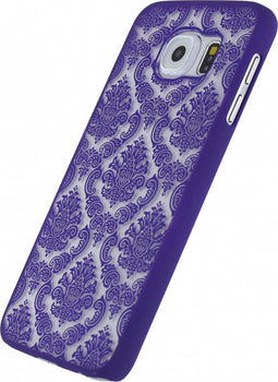 Samsung Galaxy S6 Hoesje - Xccess - Barock Serie - Hard Kunststof Backcover - Paars - Hoesje Geschikt Voor Samsung Galaxy S6