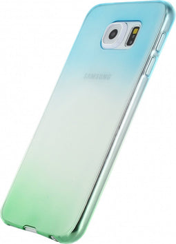 Samsung Galaxy S6 Hoesje - Xccess - Thin Serie - TPU Backcover - Turquoise - Hoesje Geschikt Voor Samsung Galaxy S6