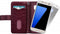 Samsung Galaxy S7 Hoesje - Mobilize - Gelly Zipper Serie - Kunstlederen Bookcase / 2in1 Case - Bordeaux - Hoesje Geschikt Voor Samsung Galaxy S7