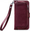 Samsung Galaxy S7 Hoesje - Mobilize - Gelly Zipper Serie - Kunstlederen Bookcase / 2in1 Case - Bordeaux - Hoesje Geschikt Voor Samsung Galaxy S7