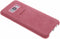 Samsung Galaxy S8+ Hoesje - Alcantara Cover - Roze