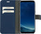 Samsung Galaxy S8 Hoesje - Premium Wallet/Boekhoesje - Eco Leer - Magneet Sluiting - Opberg vakken - Blauw - Mobiparts