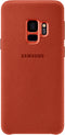 Samsung Galaxy S9 Hoesje - Samsung - Alcantara Serie - Alcantara Backcover - Rood - Hoesje Geschikt Voor Samsung Galaxy S9