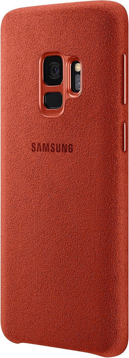 Samsung Galaxy S9 Hoesje - Samsung - Alcantara Serie - Alcantara Backcover - Rood - Hoesje Geschikt Voor Samsung Galaxy S9