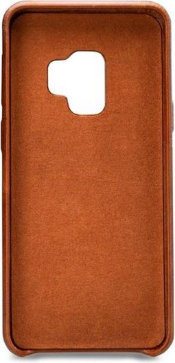 Samsung Galaxy S9 Hoesje - Senza - Desire Cardslot Serie - Echt Leer Backcover - Burned Cognac - Hoesje Geschikt Voor Samsung Galaxy S9