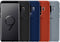 Samsung Galaxy S9 Plus Hoesje - Samsung - Alcantara Serie - Kunstlederen Backcover - Blauw - Hoesje Geschikt Voor Samsung Galaxy S9 Plus