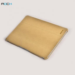 Samsung Galaxy Tab 2 10.1 Hoes - Rock - Texture Serie - Kunstlederen Bookcase - Geel - Hoes Geschikt Voor Samsung Galaxy Tab 2 10.1