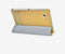 Samsung Galaxy Tab 2 7.0 Hoes - Rock - Texture Serie - Kunstlederen Bookcase - Geel - Hoes Geschikt Voor Samsung Galaxy Tab 2 7.0