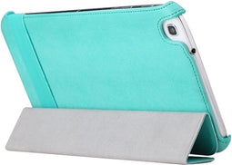 Samsung Galaxy Tab 3 8.0 Hoes - Rock - Texture Serie - Kunstlederen Bookcase - Turquoise - Hoes Geschikt Voor Samsung Galaxy Tab 3 8.0