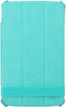 Samsung Galaxy Tab 3 8.0 Hoes - Rock - Texture Serie - Kunstlederen Bookcase - Turquoise - Hoes Geschikt Voor Samsung Galaxy Tab 3 8.0
