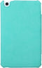 Samsung Galaxy Tab 3 8.0 Hoes - Rock - Texture Serie - Kunstlederen Bookcase - Turquoise - Hoes Geschikt Voor Samsung Galaxy Tab 3 8.0