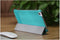 Samsung Galaxy Tab 3 8.0 Hoes - Rock - Texture Serie - Kunstlederen Bookcase - Turquoise - Hoes Geschikt Voor Samsung Galaxy Tab 3 8.0