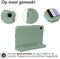 Samsung Galaxy Tab A9 Tablet Hoes Kinderen - Accezz Kidsproof Backcover met handvat b2b - Groen /Olive Green