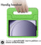 Samsung Galaxy Tab A9 Tablet Hoes Kinderen - Accezz Kidsproof Backcover met handvat b2b - Groen