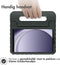 Samsung Galaxy Tab A9 Tablet Hoes Kinderen - Accezz Kidsproof Backcover met handvat b2b - Zwart