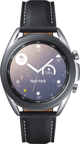 Samsung Galaxy Watch3 (41mm) Zilver (Bruin, Zwart)