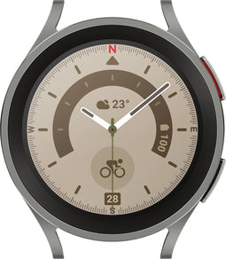 Samsung Galaxy Watch5 Pro SM-R920 3,56 cm (1.4") AMOLED 45 mm Grijs, Titanium GPS