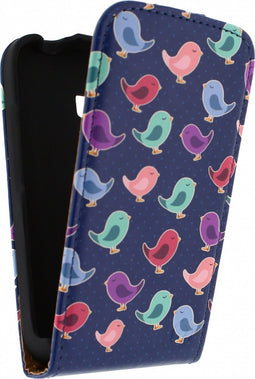 Samsung Galaxy Young 2 Hoesje - Mobilize - Ultra Slim Serie - Kunstlederen Flipcase - Birdy - Hoesje Geschikt Voor Samsung Galaxy Young 2